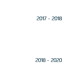 &nbsp;2017 - 2018 2018 - 2020