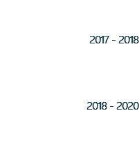 &nbsp;2017 - 2018 2018 - 2020